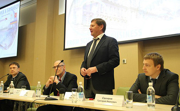 Слева направо: Дмитрий Горбунов, Марк Помар, Владимир Васильев, Григорий Сенченя